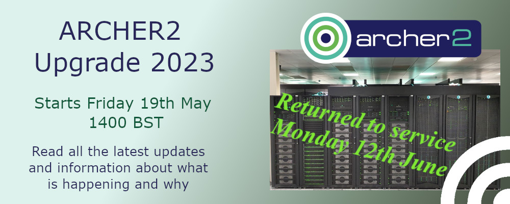 ARCHER2 upgrade 2023