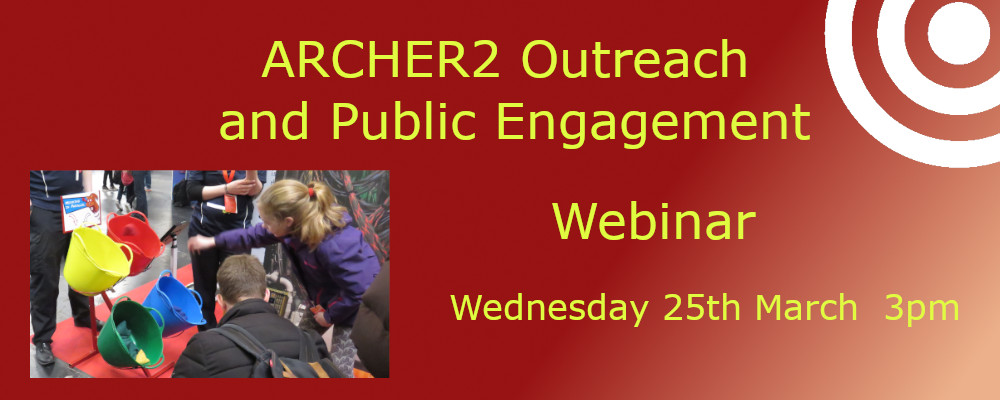Outreach and user engagement webinar