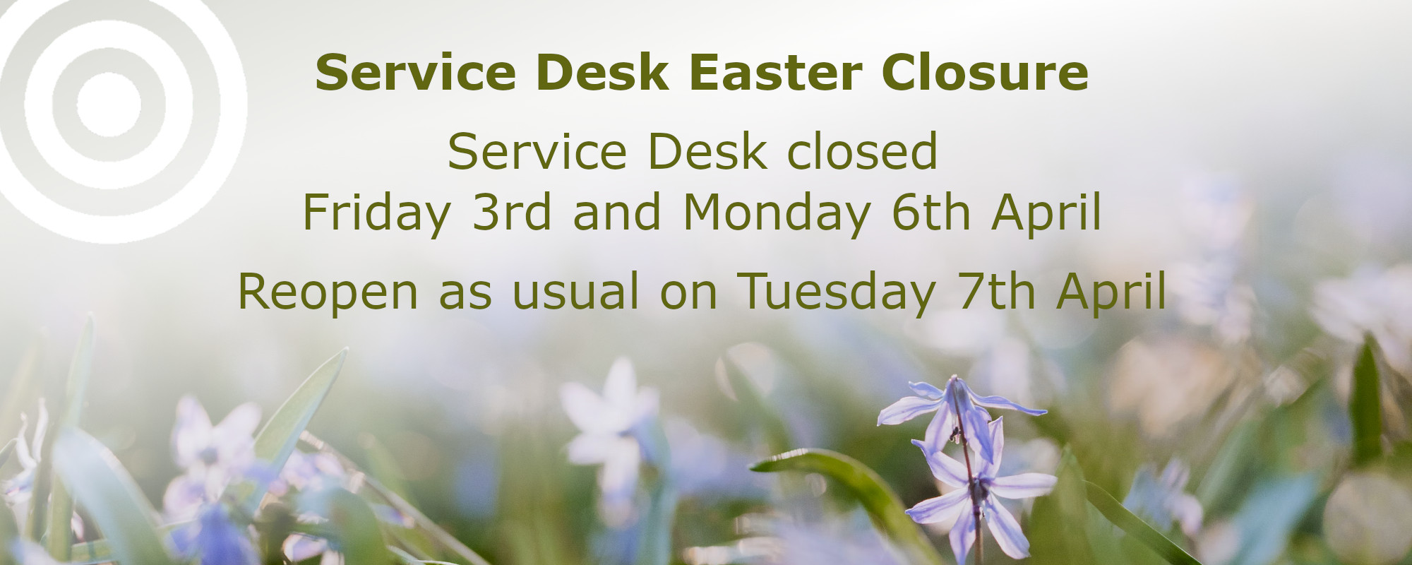 ARCHER2 Service Desk - Easter closure