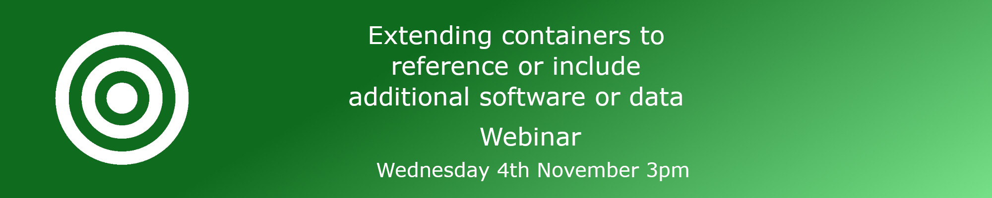 Extending Containers webinar